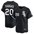 C.White Sox #20 Miguel Vargas Player Black Limited Home Ddoa Stitched Jerseys