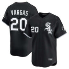 C.White Sox #20 Miguel Vargas Player Black Limited Home Ddoa Stitched Jerseys