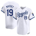 KC.Royals #19 Michael Massey Player White Alt Limited Home Ddoa Stitched Jerseys