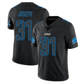 D.Lions #31 Kerby Joseph Player Black Impact Limited Home Game Ddoa Stitched Jerseys