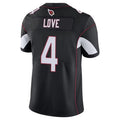 A.Cardinals #4 Jeremiyah Love Player Black Vapor Limited Home Game Ddoa Stitched Jerseys