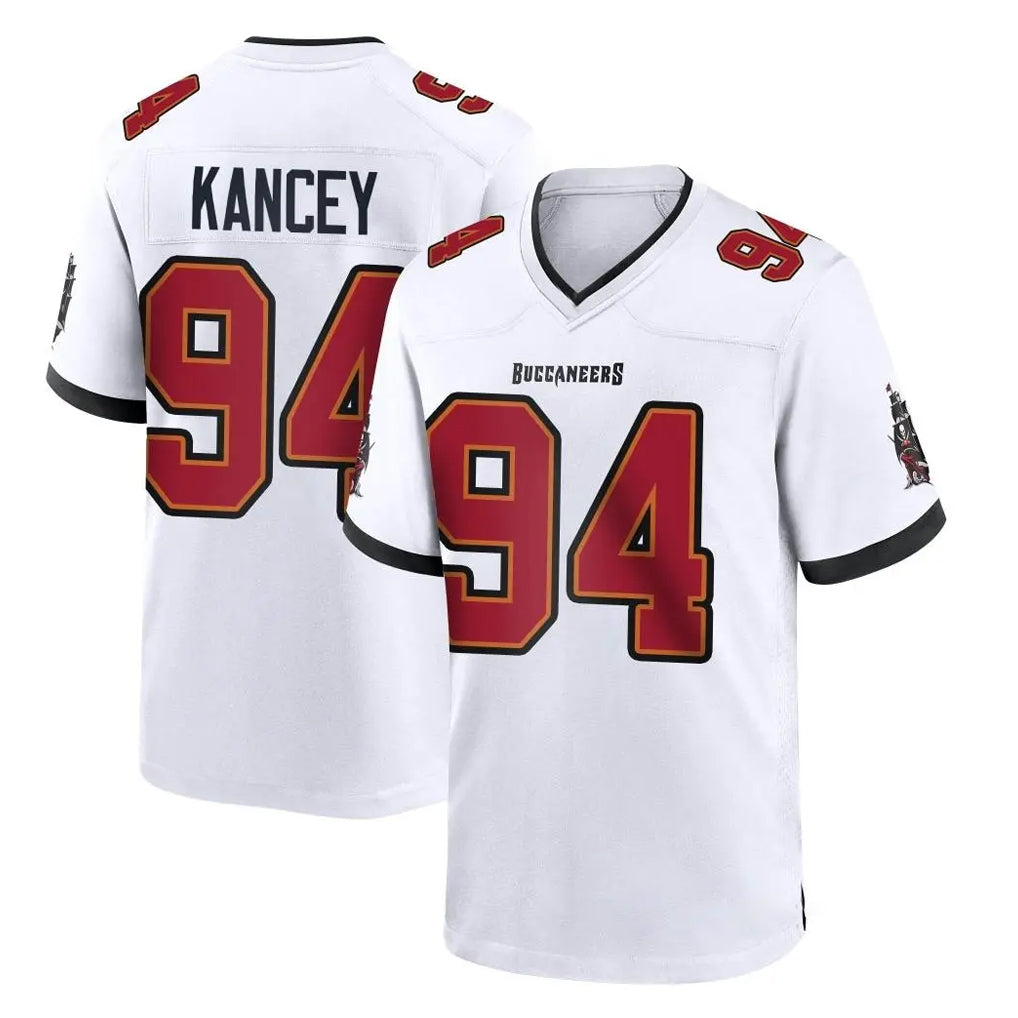 TB.Buccaneers #94 Calijah Kancey Player White Home Game Ddoa Stitched Jerseys