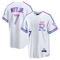 KC.Royals #7 Bobby Witt Jr. Player White 2026 City Connect Limited Home Ddoa Stitched Jerseys