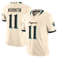 J.Jaguars #11 Parker Washington Player Natural Limited 2026 Rivalries Collection Game Ddoa Stitched Jerseys