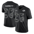 LA.Rams #95 Myles Garrett Player Black Limited 2026 Salute to Service Home Game Ddoa Stitched Jerseys