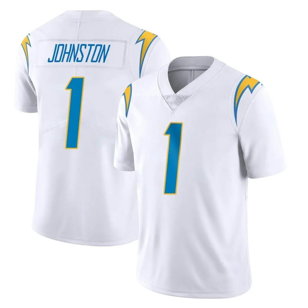 LA.Chargers #1 Quentin Johnston Player White Limited Vapor Untouchable Home Game Ddoa Stitched Jerseys