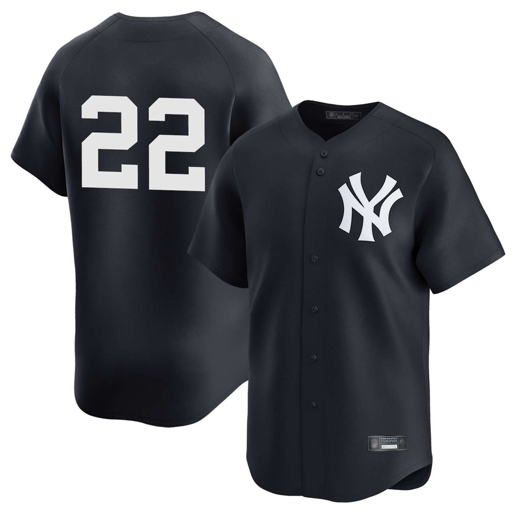 NY.Yankees #22 Ben Rice Player Navy Alternate Limited Ddoa Stitched Jerseys