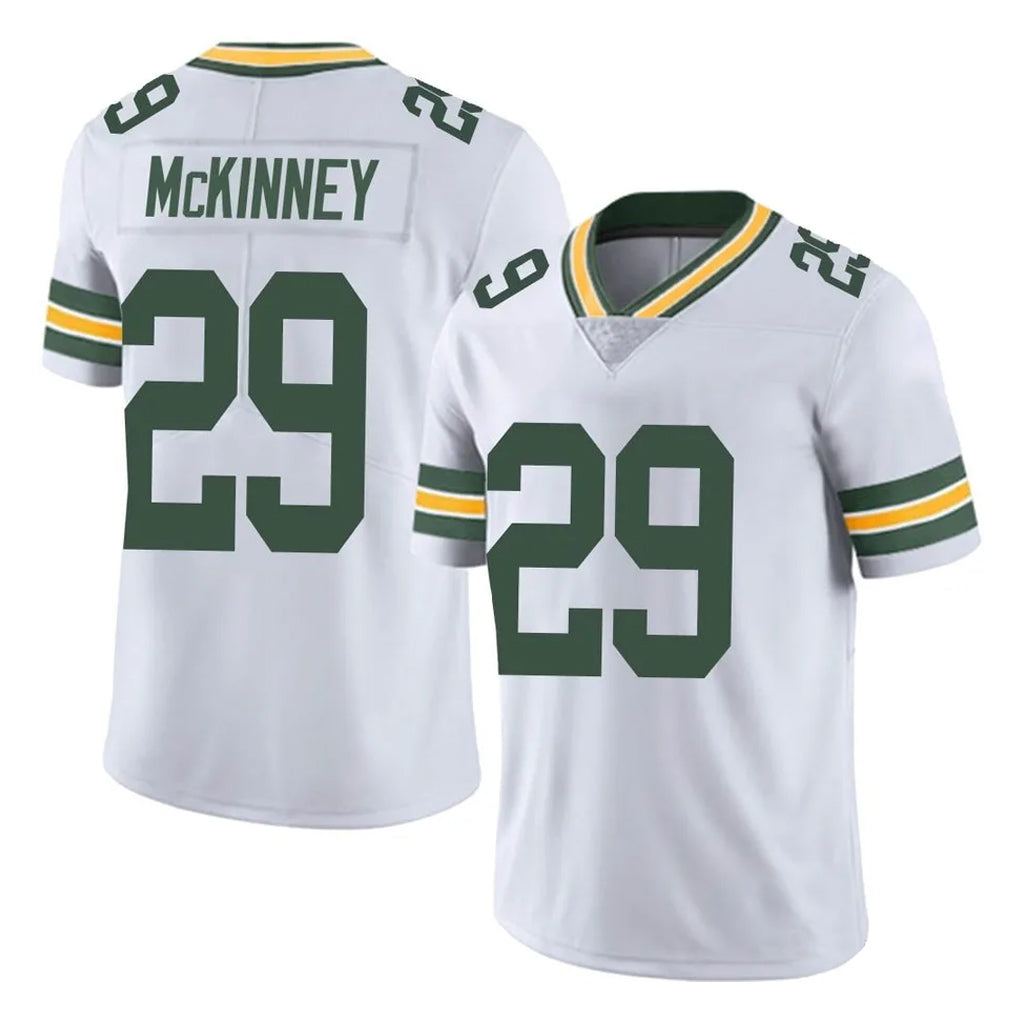 GB.Packers #29 Xavier McKinney Player White Vapor Untouchable Limited Home Game Ddoa Stitched Jerseys