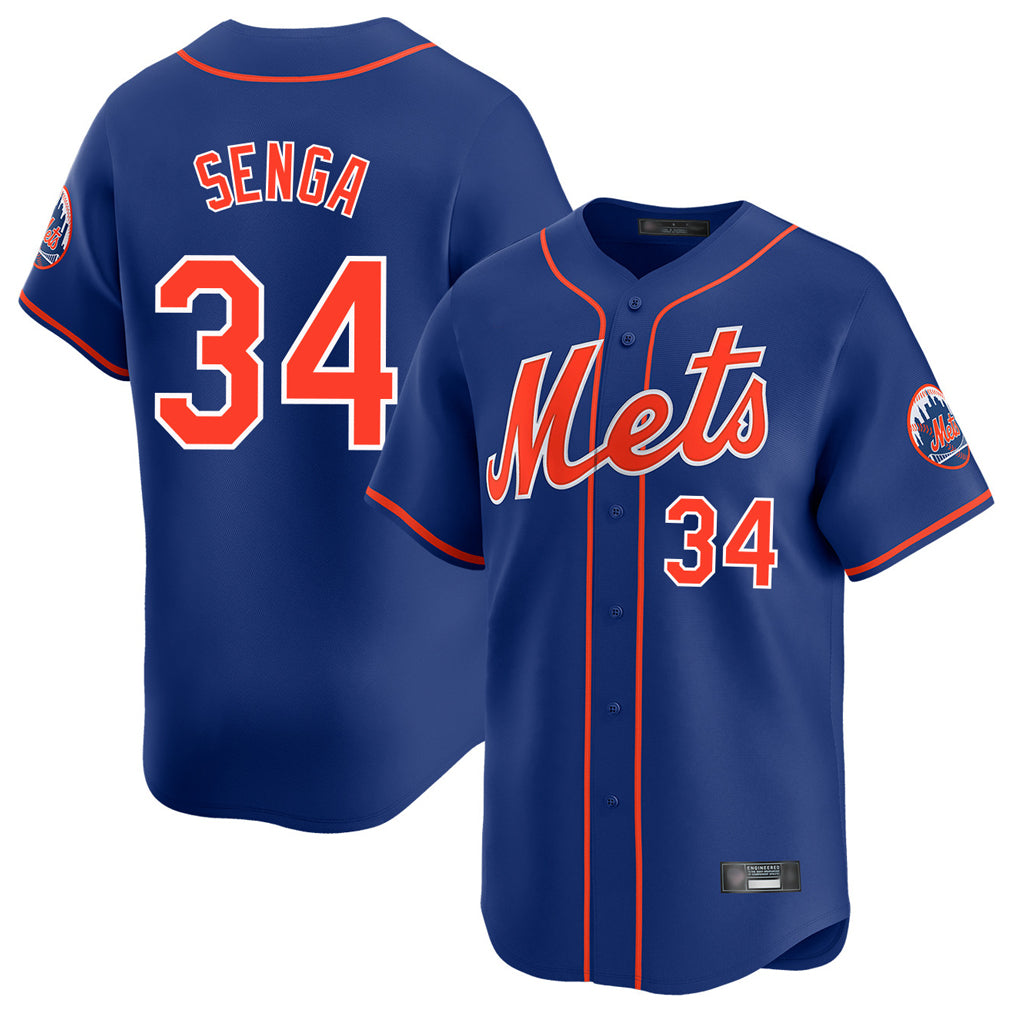 NY.Mets #34 Kodai Senga Player Royal Home Limited Ddoa Stitched Jerseys