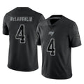 TB.Buccaneers #4 Chase McLaughlin Player Black Reflective Limited Home Game Ddoa Stitched Jerseys