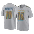 LA.Chargers #10 Justin Herbert Player Gray Atmosphere Fashion Home Game Ddoa Stitched Jerseys