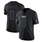 NE.Patriots #0 Christian Gonzalez Player Black Impact LImited Home Game Ddoa Stitched Jerseys