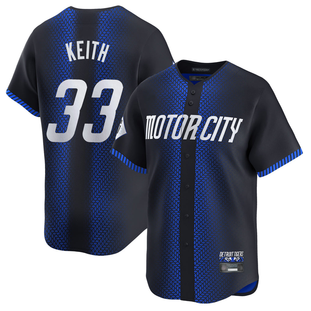 D.Tigers #33 Colt Keith Player Navy City Connect Home Limited Ddoa Stitched Jerseys