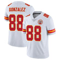 KC.Chiefs #88 Tony Gonzalez Player White Limited Vapor Untouchable Home Game Ddoa Stitched Jerseys