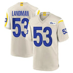 LA.Rams #53 Nate Landman Player Bone Home Game Ddoa Stitched Jerseys