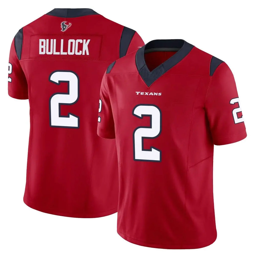 H.Texans #2 Calen Bullock Player Red Limited Vapor F.U.S.E. Home Game Ddoa Stitched Jerseys