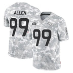 D.Broncos #99 Zach Allen Player Arctic Camo Salute To Service Limited Ddoa Stitched Jerseys
