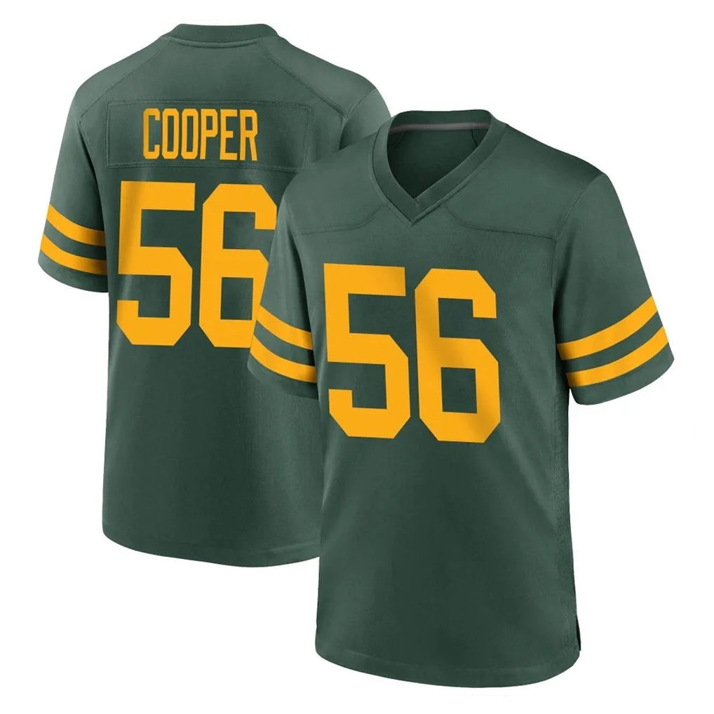 GB.Packers #56 Edgerrin Cooper Player Green Alternate Home Game Ddoa Stitched Jerseys