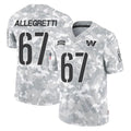 W.Commanders #67 Nick Allegretti Player Arctic Camo Limited Salute To Service Home Game Ddoa Stitched Jerseys