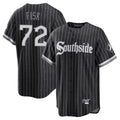 C.White Sox #72 Carlton Fisk Player Black City Connect Home Game Ddoa Stitched Jerseys