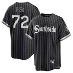 C.White Sox #72 Carlton Fisk Player Black City Connect Home Game Ddoa Stitched Jerseys