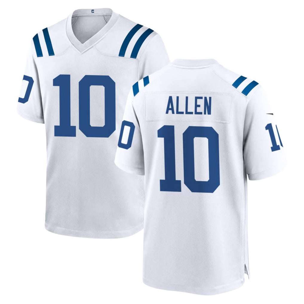 IN.Colts #10 Keenan Allen Player White Home Game Ddoa Stitched Jerseys