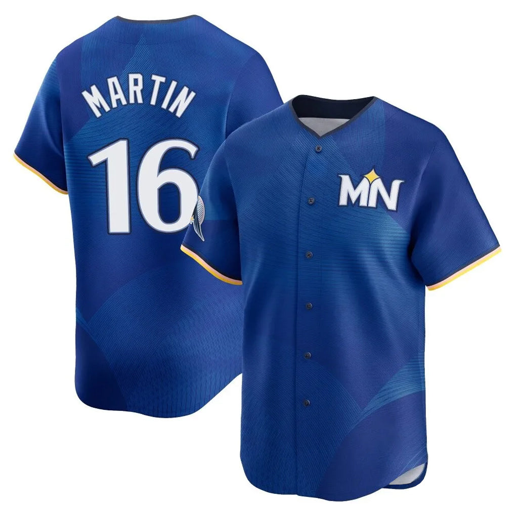 M.Twins #16 Austin Martin Player Royal City Connect Limited Home Ddoa Stitched Jerseys